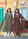 Alia Vol 5 By Radhika Alia Cut Kurti With Bottom Dupatta Catalog